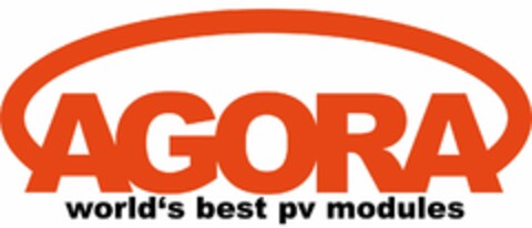 AGORA world`s best pv modules Logo (DPMA, 29.11.2021)