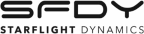 SFDY STARFLIGHT DYNAMICS Logo (DPMA, 10/26/2023)