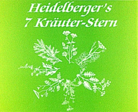 Heidelberger's 7 Kräuter-Stern Logo (DPMA, 04/03/2003)