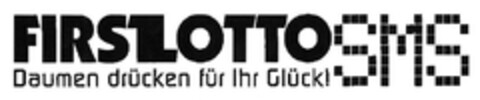 FIRSTLOTTO SMS Daumen drücken für Ihr Glück! Logo (DPMA, 02.04.2003)