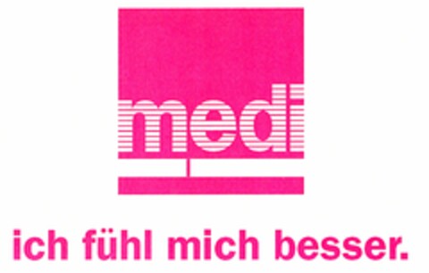 medi ich fühl mich besser. Logo (DPMA, 03.03.2004)