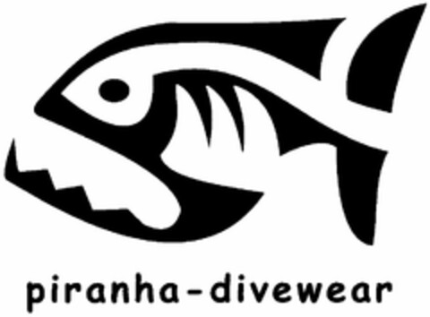 piranha-divewear Logo (DPMA, 05/04/2004)