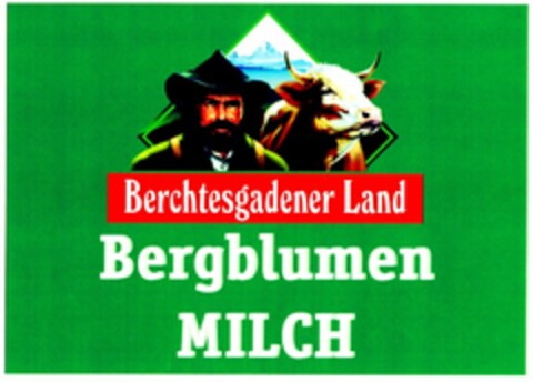 Berchtesgadener Land Bergblumen MILCH Logo (DPMA, 20.06.2006)