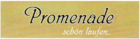 Promenade schön laufen... Logo (DPMA, 09.05.2007)