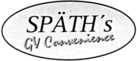 SPÄTH's GV Convenience Logo (DPMA, 29.01.1996)