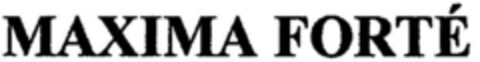 MAXIMA FORTE Logo (DPMA, 01.04.1996)