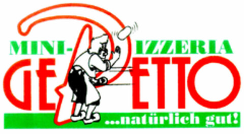 MINI-PIZZERIA GEPETTO ...natürlich gut! Logo (DPMA, 06/29/1996)