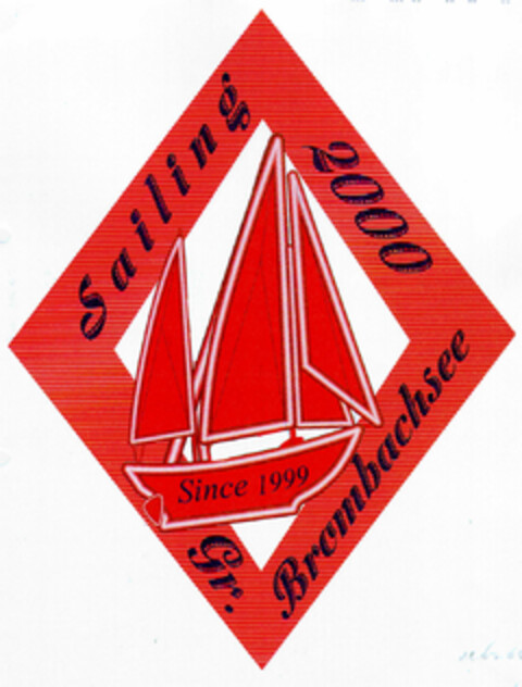 Sailing 2000 Since 1999 Gr. Brombachsee Logo (DPMA, 18.09.1999)