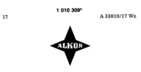 ALKOR Logo (DPMA, 25.09.1980)