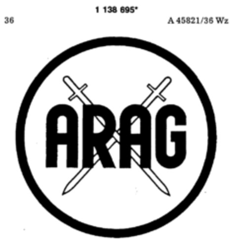 ARAG Logo (DPMA, 02/02/1989)