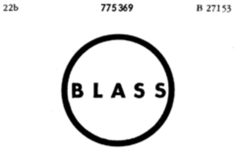 BLASS Logo (DPMA, 05.06.1962)
