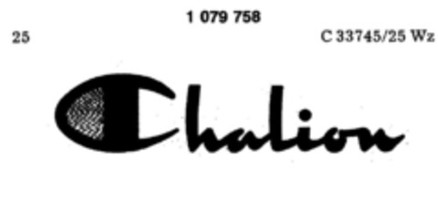 Chalion Logo (DPMA, 28.12.1984)