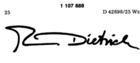 M Dietrich Logo (DPMA, 30.10.1986)