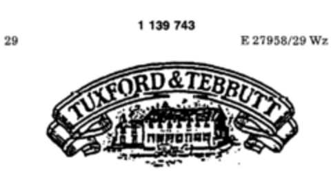 TUXFORD & TEBBUTT Logo (DPMA, 20.09.1988)
