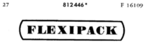 FLEXIPACK Logo (DPMA, 06/14/1965)