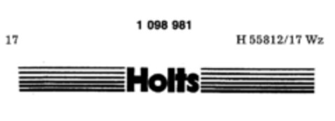 Holts Logo (DPMA, 03/17/1986)