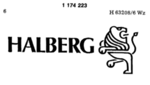 HALBERG Logo (DPMA, 03/09/1990)