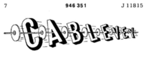 CABLEVEY Logo (DPMA, 01/09/1975)