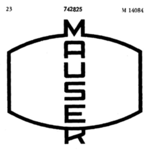 MAUSER Logo (DPMA, 03.10.1958)