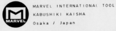 MARVEL INTERNATIONAL TOOL KABUSHIKI KAISHA Osaka/Japan Logo (DPMA, 25.01.1980)