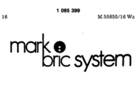 mark bric system Logo (DPMA, 12/20/1984)