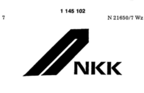 NKK Logo (DPMA, 20.05.1988)