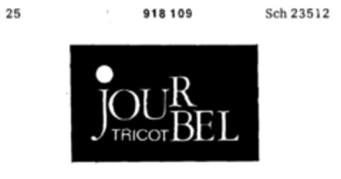 jOURBEL TRICOT Logo (DPMA, 14.07.1972)