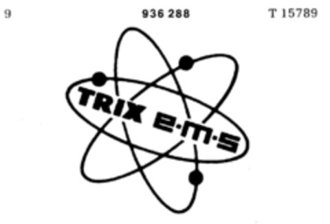 TRIX ems Logo (DPMA, 07.07.1973)