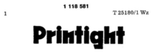 Printight Logo (DPMA, 30.12.1985)