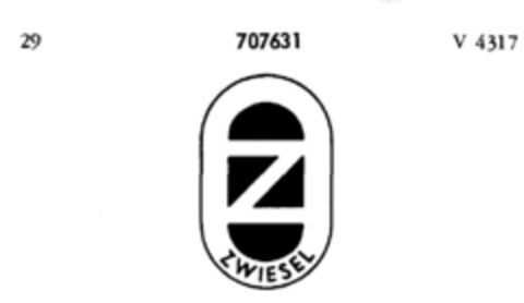 Z ZWIESEL Logo (DPMA, 28.01.1957)