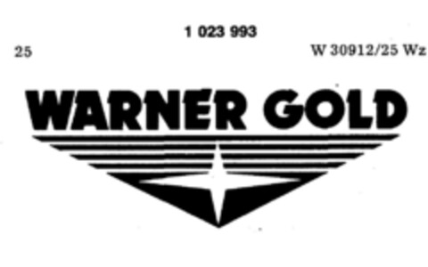 WARNER GOLD Logo (DPMA, 09/08/1980)