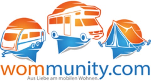 wommunity.com Aus Liebe am mobilen Wohnen. Logo (DPMA, 09/26/2014)