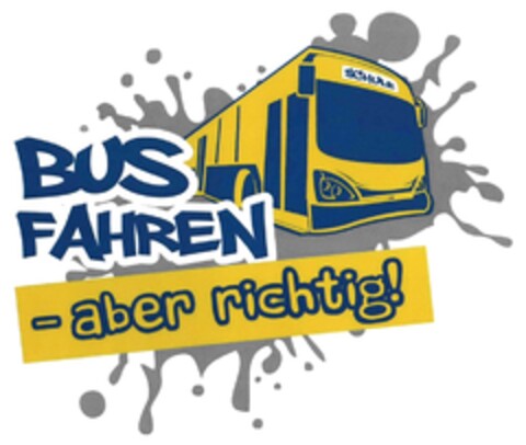 BUS FAHREN - aber richtig! Logo (DPMA, 09/28/2016)