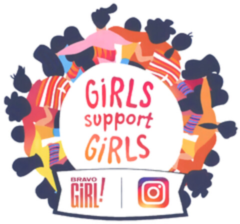 GiRLS support GiRLS BRAVO GiRL! Logo (DPMA, 12/22/2018)