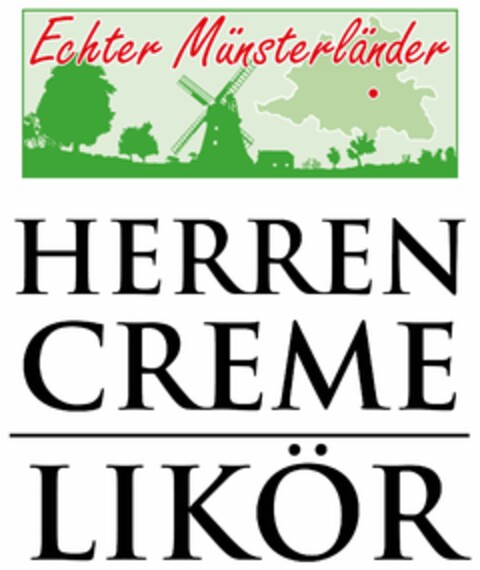 Echter Münsterländer HERREN CREME LIKÖR Logo (DPMA, 04/28/2021)