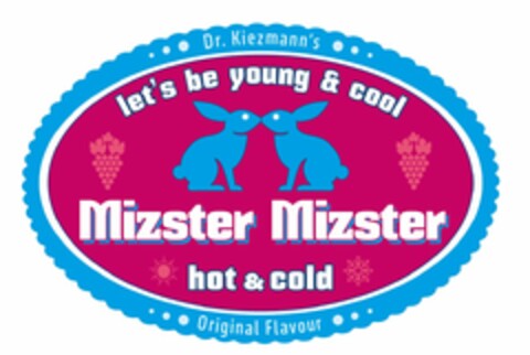 Dr. Kiezmann's let's be young & cool Mizster Mizster hot & cold Original Flavour Logo (DPMA, 05/10/2024)