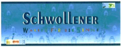 SCHWOLLENER WASSER FÜR DIE SINNE Logo (DPMA, 02/11/2004)