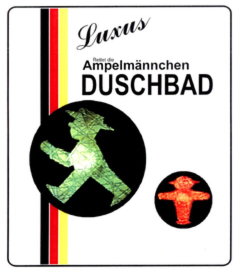 Luxus Rettet die Ampelmännchen DUSCHBAD Logo (DPMA, 09/04/2006)