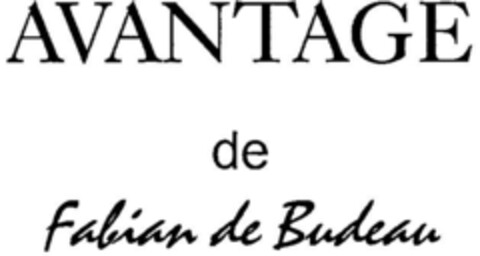 AVANTAGE de Fabian de Budeau Logo (DPMA, 12.12.1994)