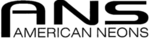 ANS AMERICAN NEONS Logo (DPMA, 28.11.1995)