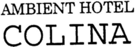 Ambient Hotel COLINA Logo (DPMA, 12.02.1996)