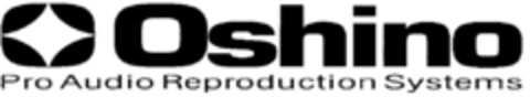 Oshino Pro Audio Reproduction Systems Logo (DPMA, 18.07.1996)