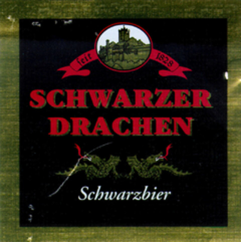 SCHWARZER DRACHEN Schwarzbier Logo (DPMA, 11.10.1996)