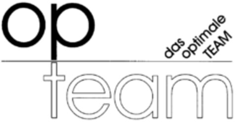 opteam das optimale TEAM Logo (DPMA, 18.10.1996)