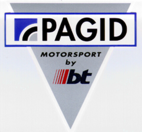 PAGID MOTORSPORT by bt Logo (DPMA, 12/23/1997)