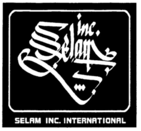 SELAM INC. INTERNATIONAL Logo (DPMA, 12/02/1998)