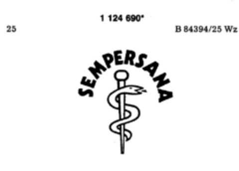 SEMPERSANA Logo (DPMA, 27.04.1988)