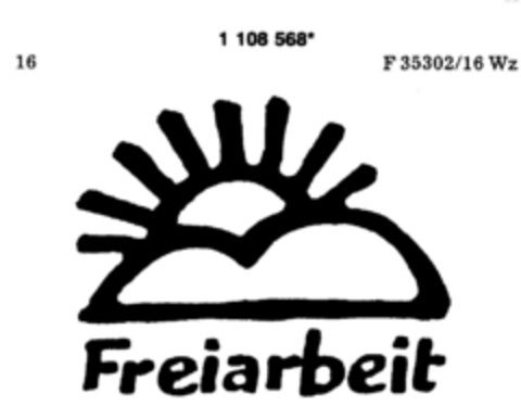 Freiarbeit Logo (DPMA, 05/06/1987)