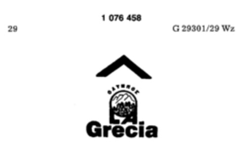LA Grecia Logo (DPMA, 25.01.1982)