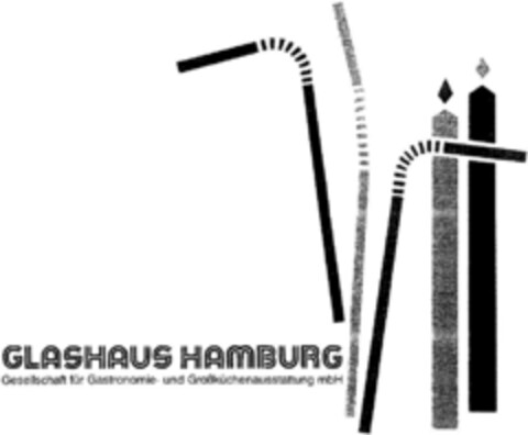 GLASHAUS HAMBURG Gesellschaft für Gastronomie- und Großküchenausstattung mbH Logo (DPMA, 09.05.1992)